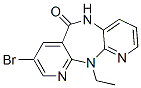 8-BROMO-11-ETHYL-5,11-DIHYDRO-6H-DIPYRIDO[3,2-B:2,3-E][1,4]DIAZEPIN-6-ONE结构式