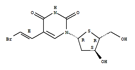 Structure of 5-(2-bromovinyl)-2-deoxy-4-thiouridine