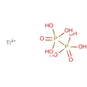 Chemical structure of Diphosphoric acid, titanium(4+) salt (1:1)