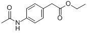 Structure of 4-ACETAMIDOPHENYLACETIC ACID ETHYL ESTER