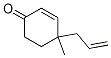 Structure of 2-Cyclohexen-1-one, 4-methyl-4-(2-propenyl)-