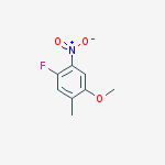 Chemical structure of 1-fluoro-4-methoxy-5-methyl-2-nitrobenzene