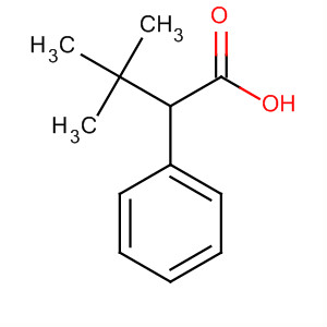Structure of Benzeneacetic acid, a-(1,1-dimethylethyl)-