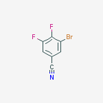Structure of 3-BROMO-4,5-DIFLUOROBENZONITRILE