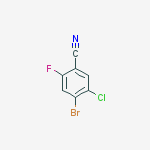 Structure of 4-BROMO-5-CHLORO-2-FLUOROBENZONITRILE