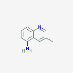 5-QUINOLINAMINE,3-METHYL- 的化学结构式
