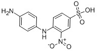 Structure of 4-(4-Aminoanilino)-3-nitrobenzenesulphonic acid