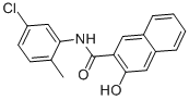 Structure of N-(5-Chloro-2-methylphenyl)-3-hydroxynaphthalene-2-carboxamide