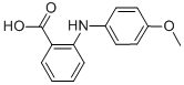 Structure of 2-(4-METHOXY-PHENYLAMINO)-BENZOIC ACID