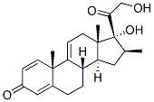 Structure of 17,21-dihydroxy-16beta-methylpregna-1,4,9(11)-triene-3,20-dione
