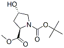 Structure of N-BOC-TRANS-4-HYDROXY-D-PROLINE METHYL ESTER