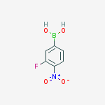 (3-Fluoro-4-nitrophenyl)boronic acid结构式