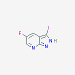 Structure of 5-fluoro-3-iodo-2h-pyrazolo[3,4-b]pyridine