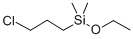 Structure of (3-chloropropyl)ethoxydimethylsilane