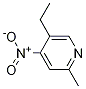 5-ethyl-2-Methyl-4-nitropyridine结构式