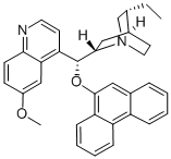 Structure of HYDROQUININE 9-PHENANTHRYL ETHER