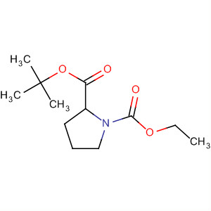 1,2-Pyrrolidinedicarboxylic acid, 1-(1,1-dimethylethyl) 2-ethyl ester,(2S)-结构式