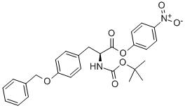 Structure of BOC-TYR(BZL)-ONP