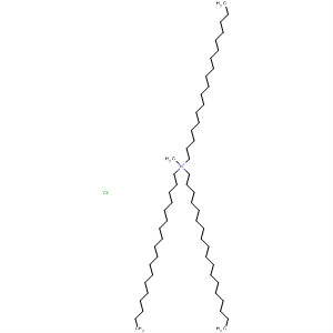 Structure of 1-Octadecanaminium, N-methyl-N,N-dioctadecyl-, chloride