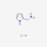 Structure of (1H-Pyrrol-2-yl)methanamine hydrochloride