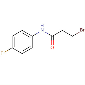 Structure of Propanamide, 3-bromo-N-(4-fluorophenyl)-