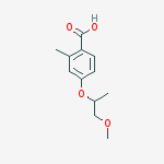 Structure of 4-(1-Methoxypropan-2-yloxy)-2-Methylbenzoic acid