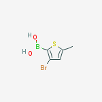 Structure of 3-Bromo-5-methylthiophene-2-boronic acid