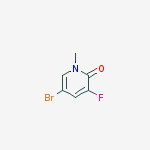 Structure of 5-Bromo-3-fluoro-1-methylpyridin-2(1H)-one