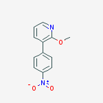 Structure of 2-METHOXY-3-(4-NITROPHENYL)PYRIDINE