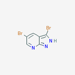 Structure of 3,5-dibromo-2h-pyrazolo[3,4-b]pyridine