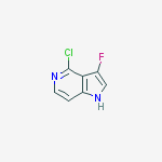 Structure of 4-Chloro-3-fluoro-5-azaindole