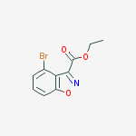 Structure of Ethyl 4-bromobenzo[d]isoxazole-3-carboxylate