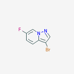 Structure of 3-bromo-6-fluoropyrazolo[1,5-a]pyridine