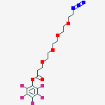 Structure of Azido-peg4-pfp ester
