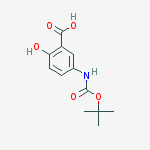 Structure of 5-(N-TERT-BUTOXYCARBONYLAMINO)SALICYLIC ACID