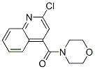 Structure of 2-CHLORO-4-(MORPHOLIN-4-YLCARBONYL)QUINOLINE