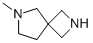 6-METHYL-2,6-DIAZASPIRO[3.4]OCTANE结构式