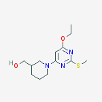 Structure of [1-(6-Ethoxy-2-Methylsulfanyl-pyriMidin-4-yl)-piperidin-3-yl]-Methanol