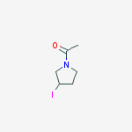 Chemical structure of 1-(3-Iodo-pyrrolidin-1-yl)-ethanone
