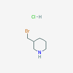 Structure of 3-BroMoMethyl-piperidine hydrochloride