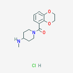 Structure of (2,3-Dihydro-benzo[1,4]dioxin-5-yl)-(4-MethylaMino-piperidin-1-yl)-Methanone hydrochloride