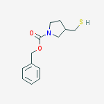 Structure of 3-MercaptoMethyl-pyrrolidine-1-carboxylic acid benzyl ester
