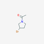Chemical structure of 1-(3-BroMo-pyrrolidin-1-yl)-ethanone