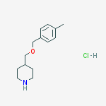 Structure of 4-(4-Methyl-benzyloxyMethyl)-piperidine hydrochloride