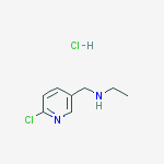 Structure of (6-Chloro-pyridin-3-ylMethyl)-ethyl-aMine hydrochloride