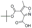 Structure of 3,​4-​Isoxazoledicarboxyli​c acid, 5-​methyl-​, 4-​(1,​1-​dimethylethyl) ester