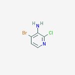 Structure of 4-BroMo-2-chloropyridin-3-aMine