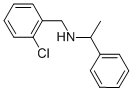 Structure of N-(2-chlorobenzyl)-N-(1-phenylethyl)amine