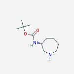 Structure of (R)-tert-Butyl azepan-3-ylcarbamate