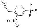2-硝基-4-(三氟甲基)苯乙腈结构式